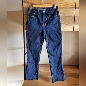 Zara High-rise Crop Mini-flare Jeans